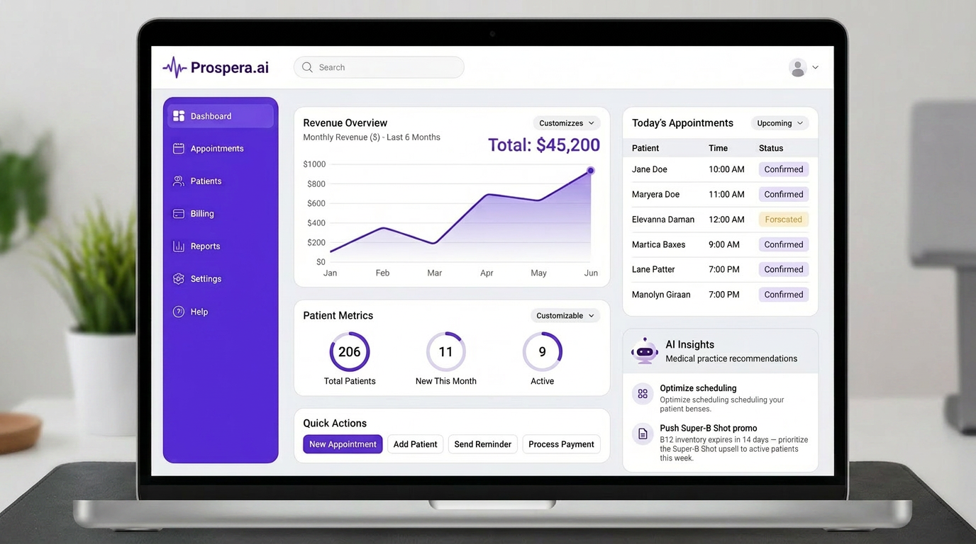 Prospera.ai Platform Dashboard